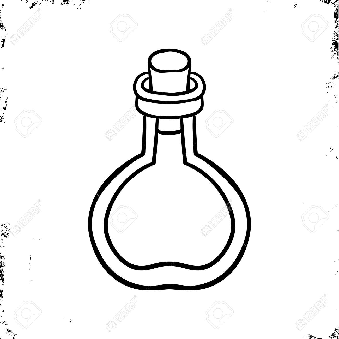 Lab bottle icon. Halloween icon. Laboratory icon. Magic bottle icon.Doodle line art. Witch's Magic Love Potion. Vector isolation - 132075168 Lab bottle icon. Halloween icon. Laboratory icon. Magic bottle icon.Doodle line art. Witch's Magic Love Potion. Vector isolation - 132075168