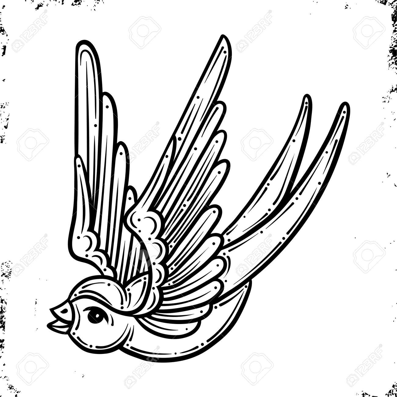 Swallow.Old School Traditional Tattoo. On Vintage background. Vector isolation.Good for printing youth fashion t-shirts and stickers. Salon Tattoo Emblem, Temporary tattoo decal - 132075332 Swallow.Old School Traditional Tattoo. On Vintage background. Vector isolation.Good for printing youth fashion t-shirts and stickers. Salon Tattoo Emblem, Temporary tattoo decal - 132075332