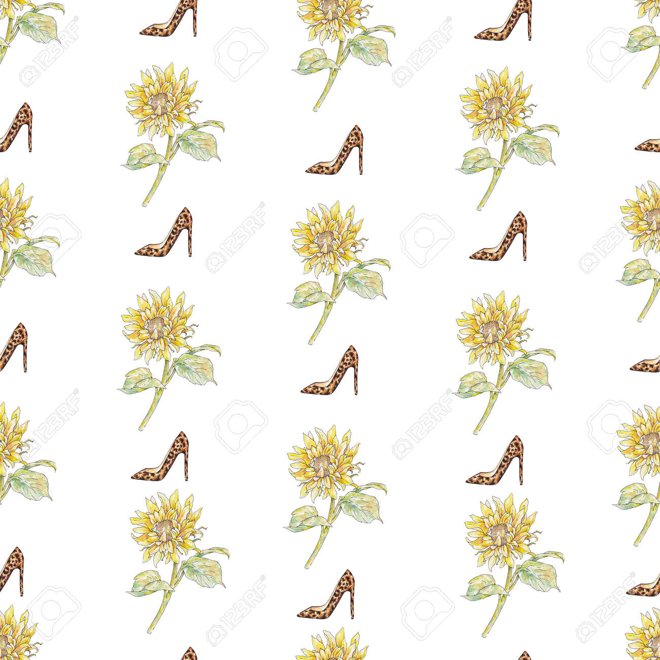 yellow sunflower shoes