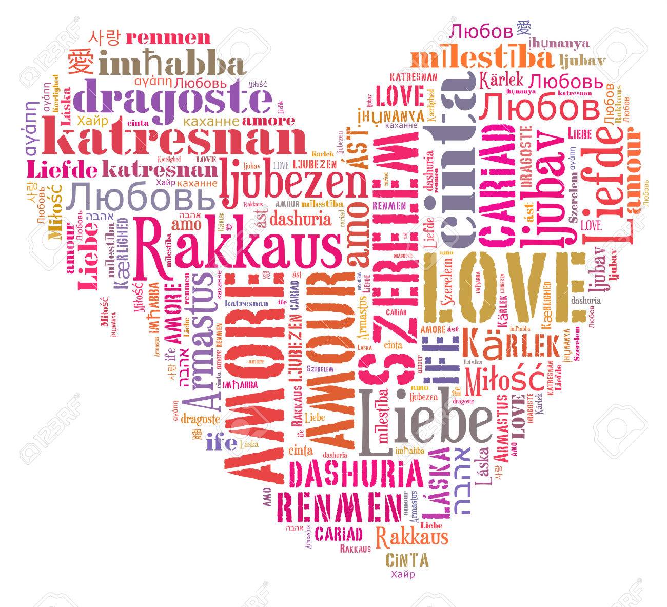 Love Keyword Cloud Stock Photo Love Keyword Cloud Stock Photo