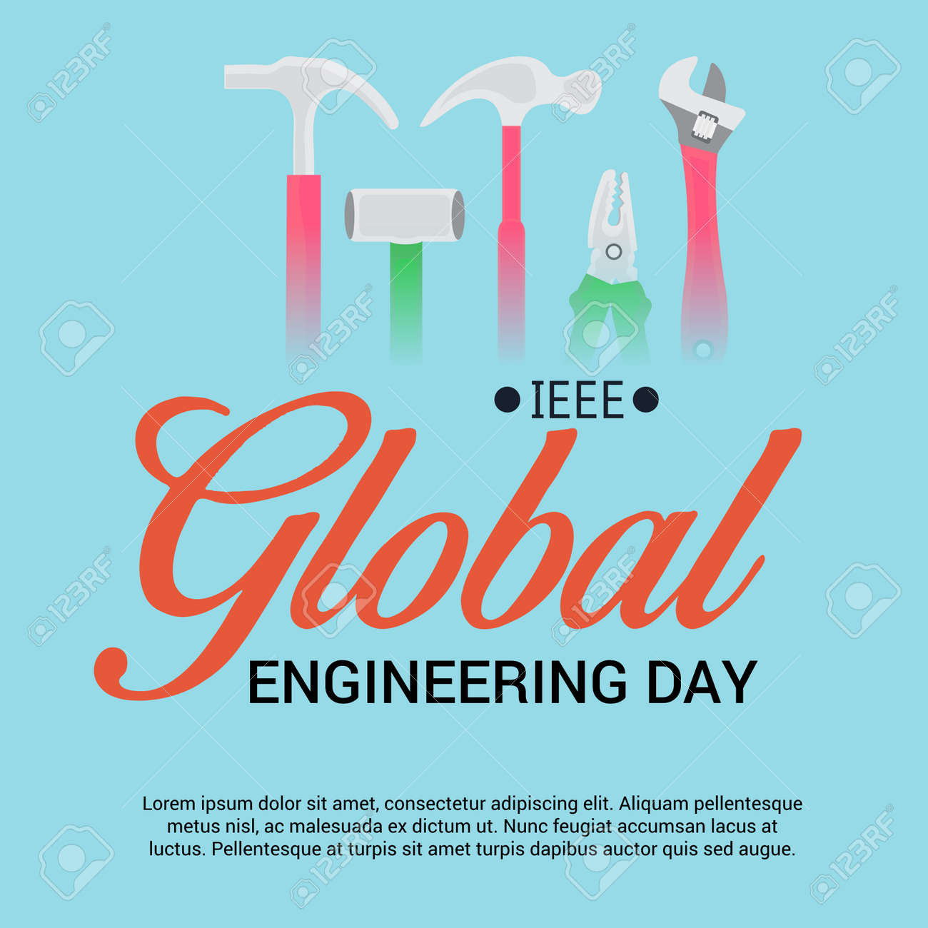 Ieee グローバル エンジニア リングの日 のイラスト素材 ベクタ Image