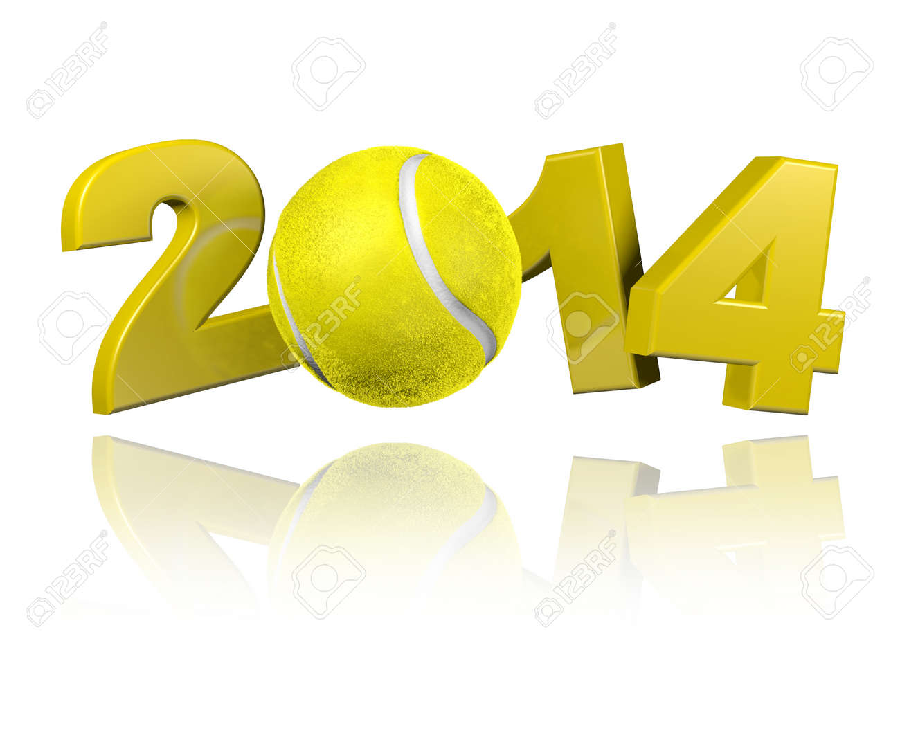 Tennis 2014 design with a White Background - 23283415 Tennis 2014 design with a White Background - 23283415