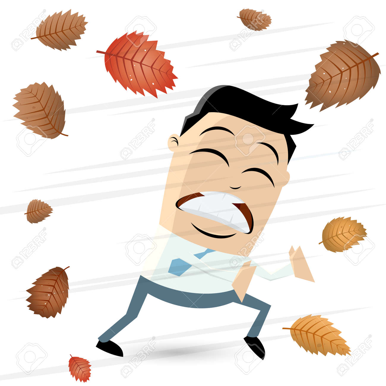 autumn storm wind clipart