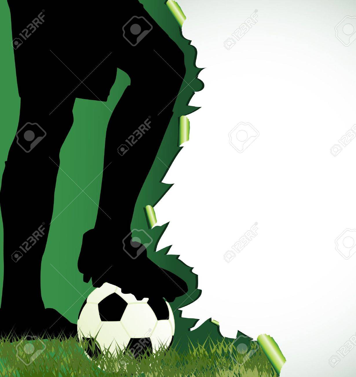 サッカー選手のシルエットとサッカー ポスター のイラスト素材 ベクタ Image サッカー選手のシルエットとサッカー ポスター のイラスト素材 ベクタ Image