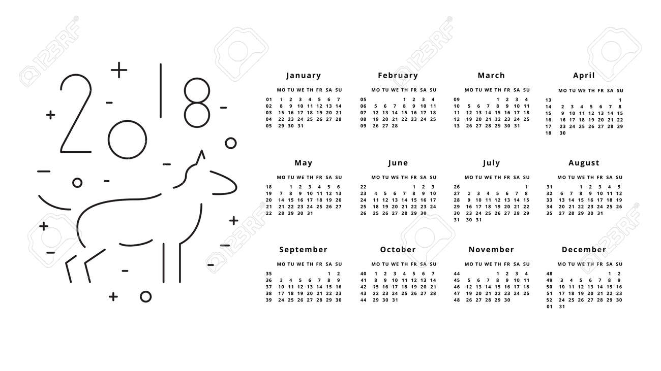 白い背景の上の 18 年のカレンダーです 18 犬の旧正月 マンスリー カレンダー 18 かわいい犬 のイラスト素材 ベクタ Image 白い背景の上の 18 年のカレンダーです 18 犬の旧正月 マンスリー カレンダー 18 かわいい犬 のイラスト素材 ベクタ Image