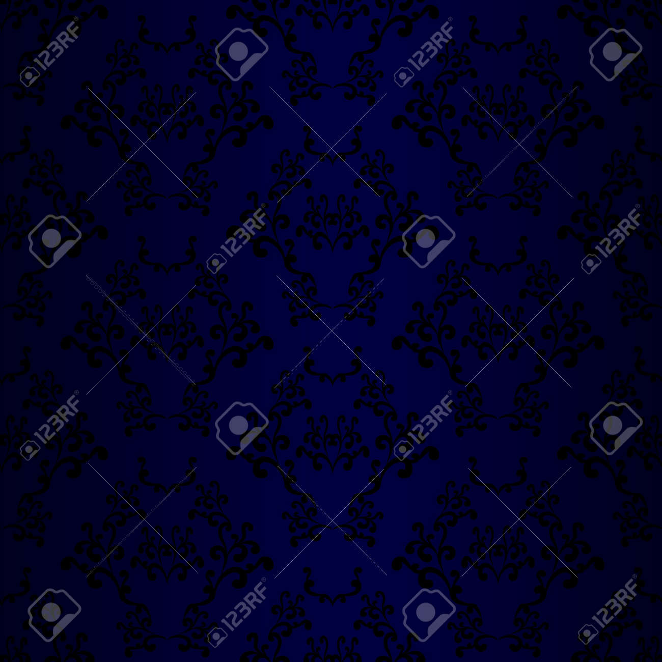 青のシームレスな壁紙パターンのイラスト素材 ベクタ Image