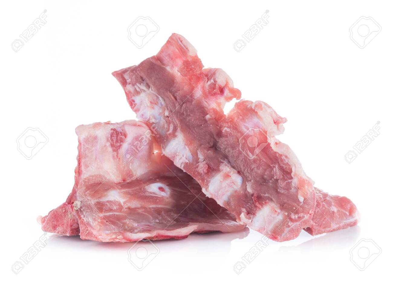 raw pork bones