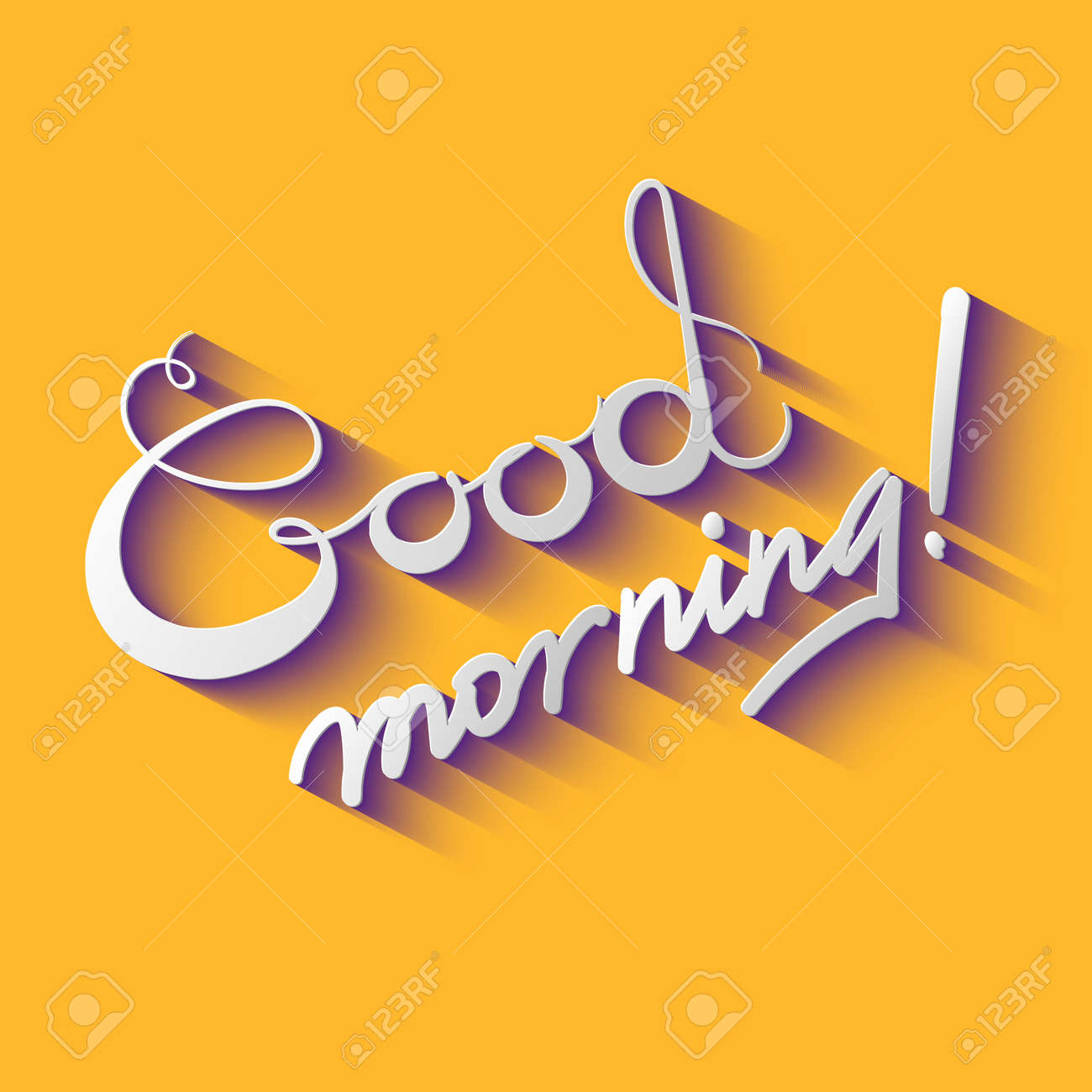 good morning vector design illustration royalty free cliparts