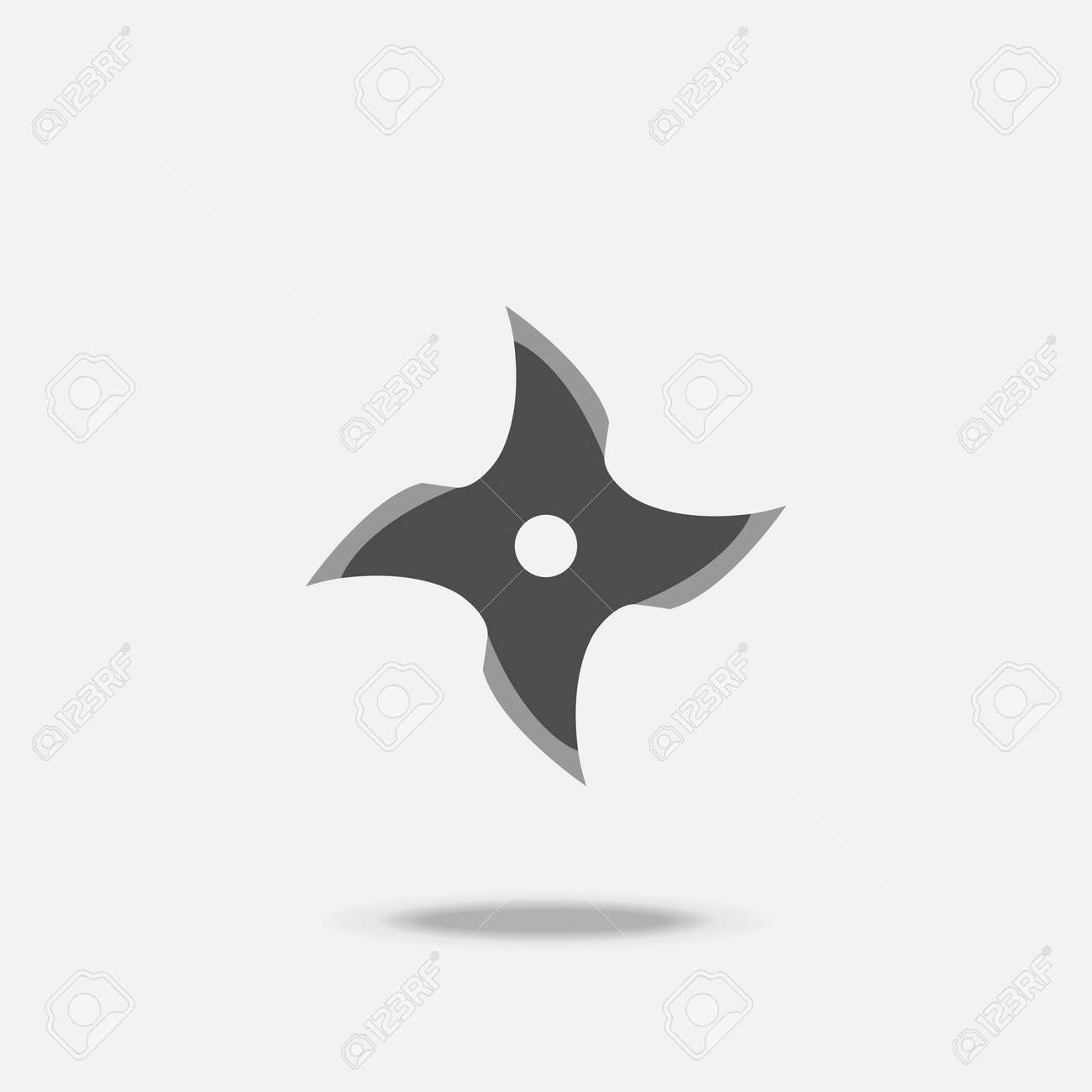 手裏剣忍者武器フラットなデザインのアイコン ベクトル のイラスト素材 ベクタ Image 7743