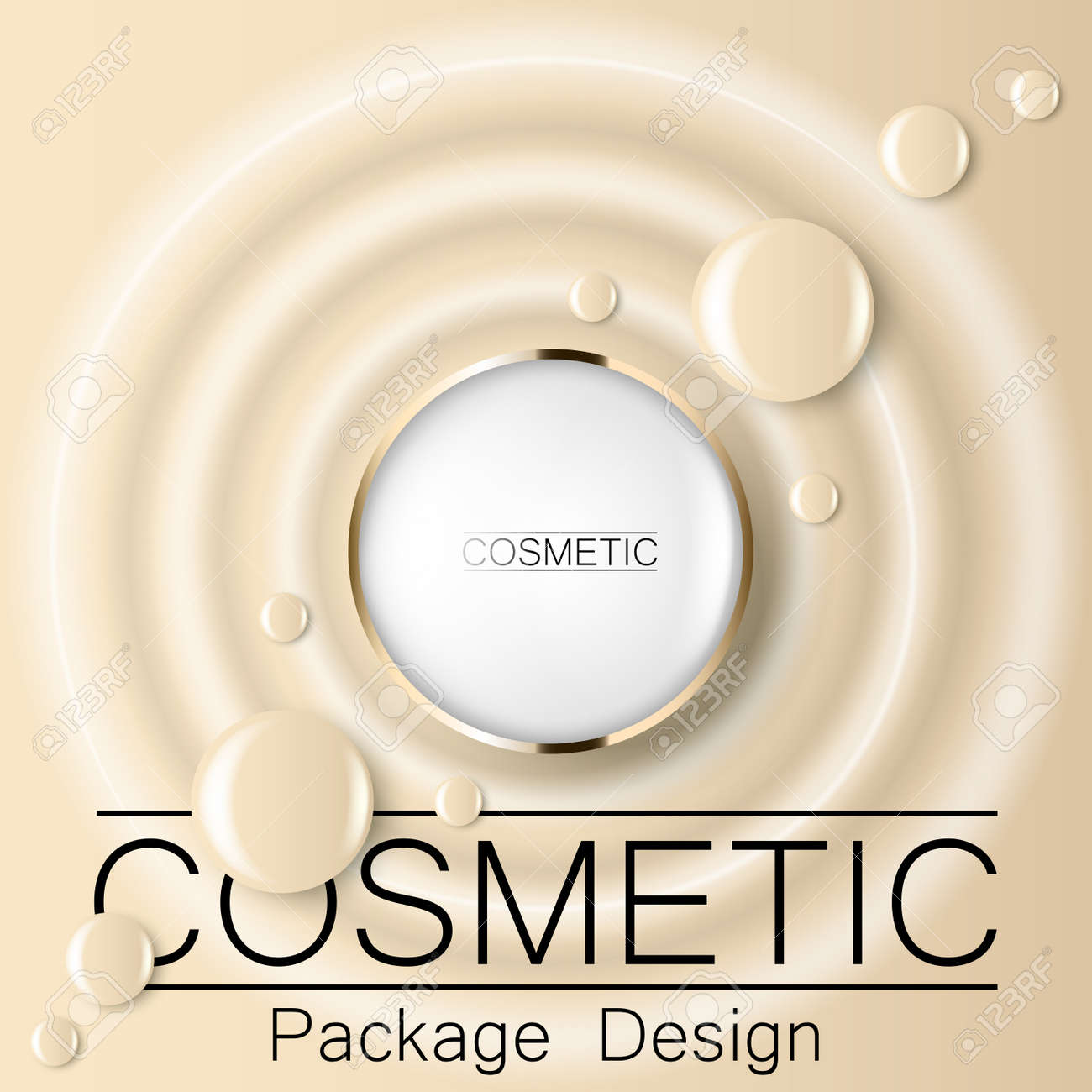 foundation template design packaging of cosmetics top view royalty foundation template