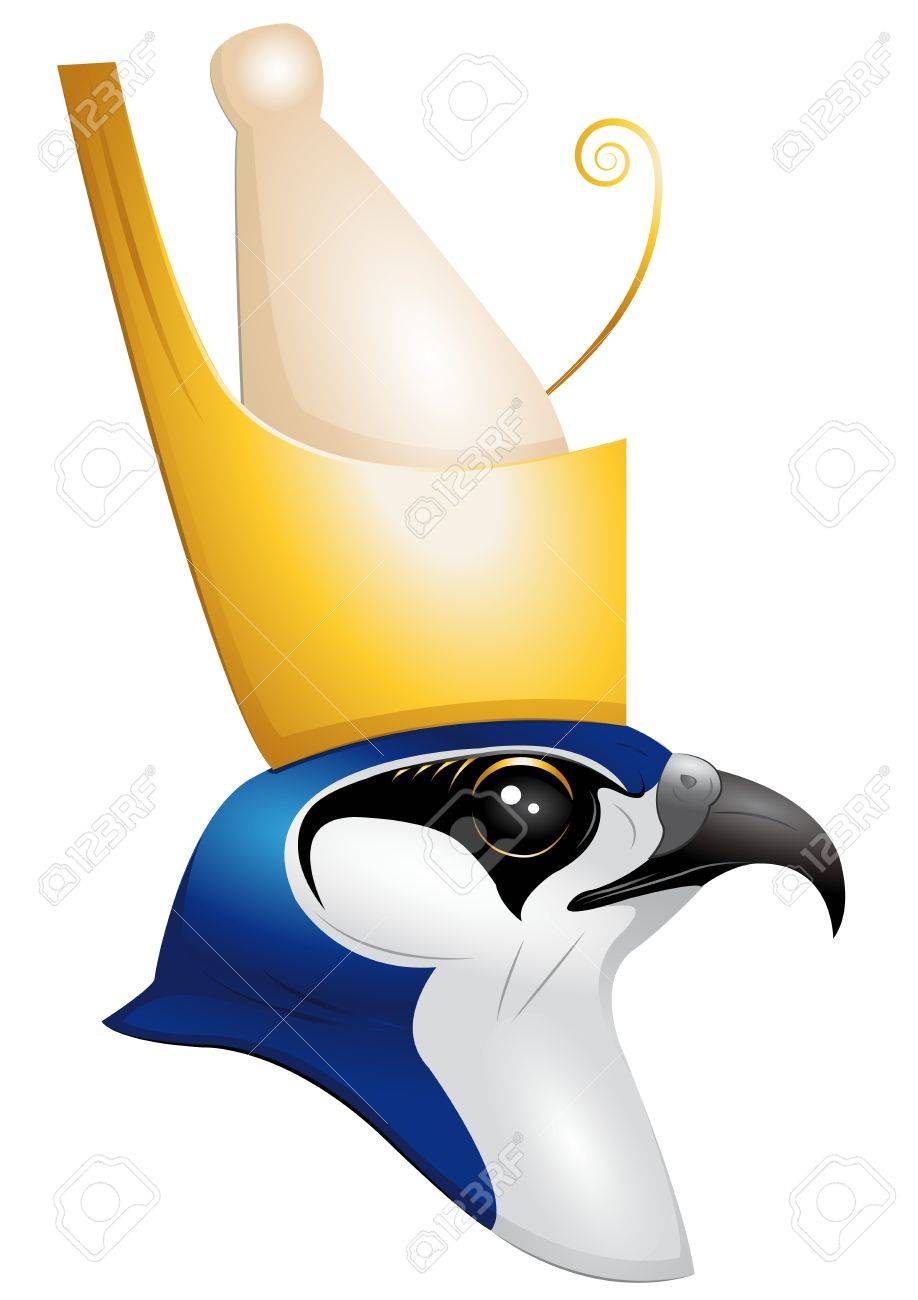 Der Agyptische Gott Horus Lizenzfrei Nutzbare Vektorgrafiken Clip Arts Illustrationen Image 13439279