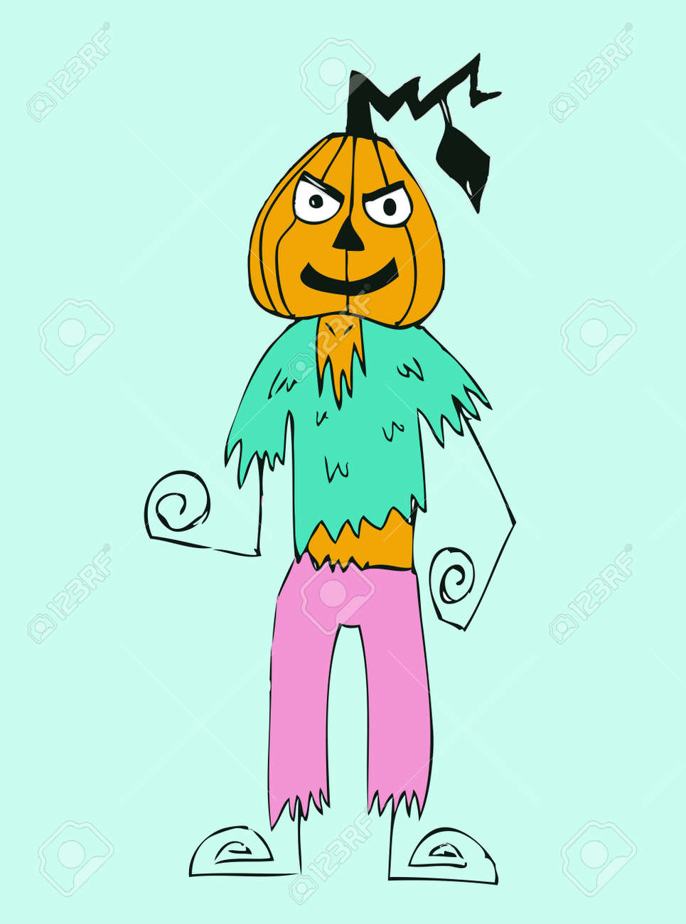 Happy Halloween Theme And Halloween Background Pumpkin Ghost Stock Vector 22536590 Happy Halloween Theme And Halloween Background Pumpkin Ghost Stock Vector 22536590