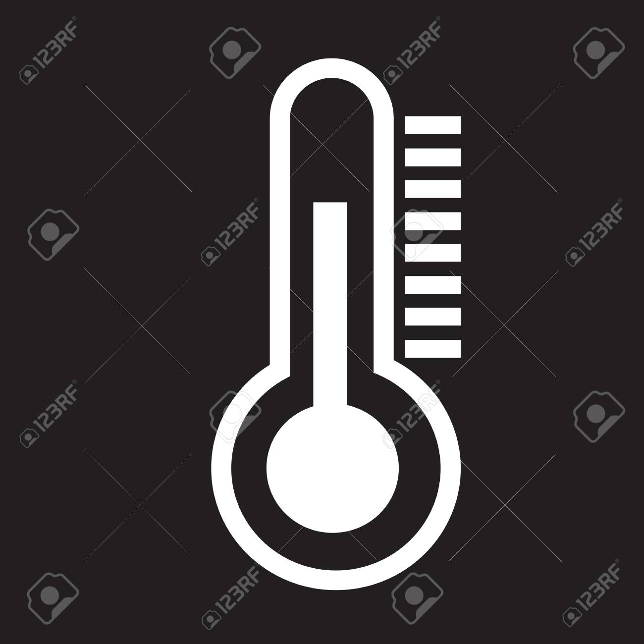 温度計のアイコンのイラスト素材 ベクタ Image