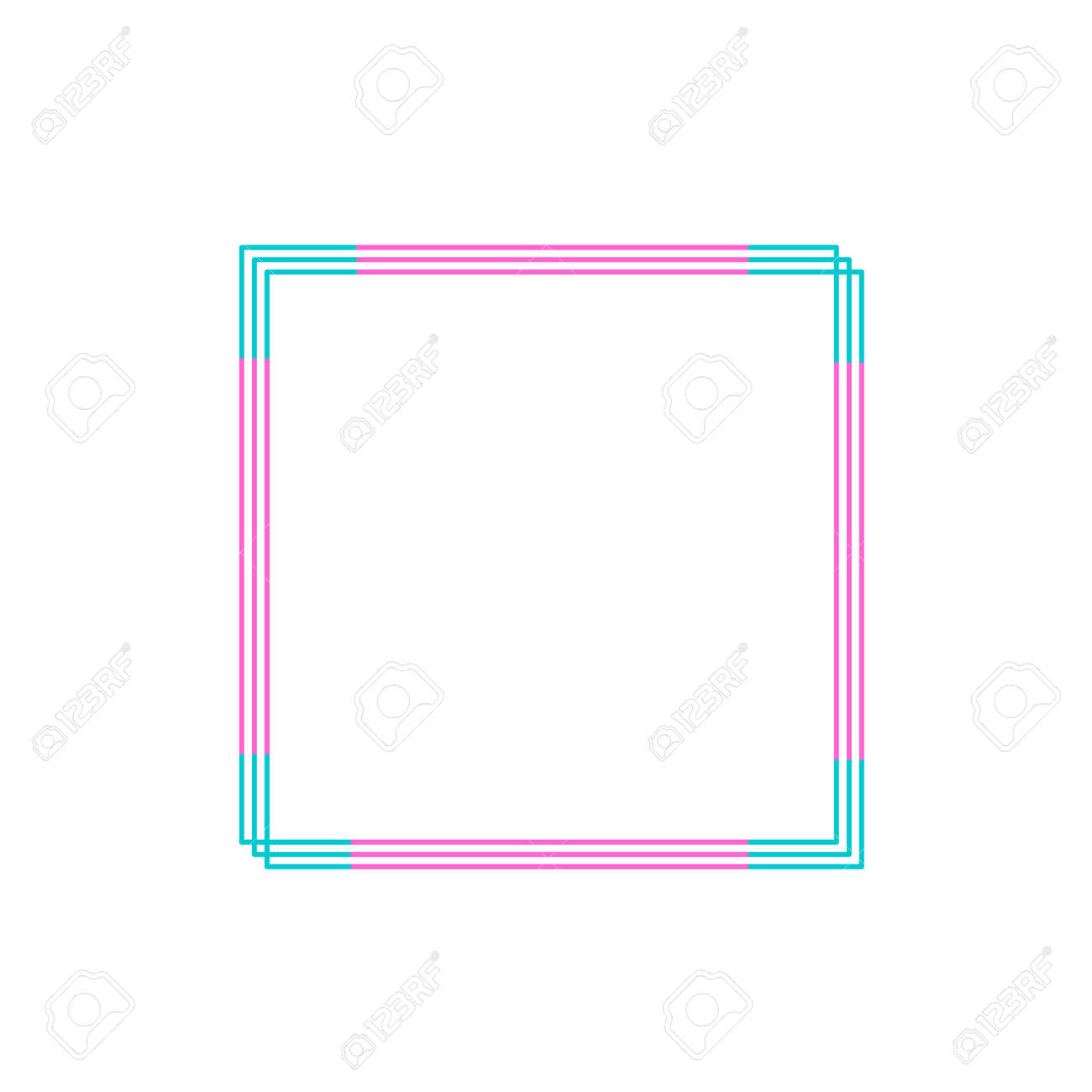 Frame Border Line Page Vector Simple. Modern Vector Frame Minimalism. The  Frame Is Made Of Thin Colored Lines Клипарты, SVG, векторы, и Набор  Иллюстраций Без Оплаты Отчислений. Image 112300028