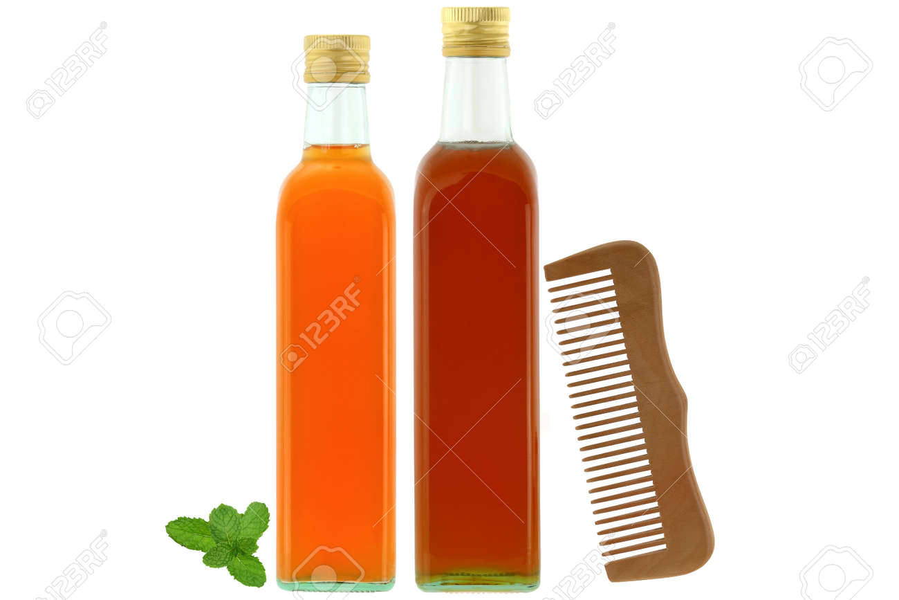 Vinagre de sidra de manzana para el cabello