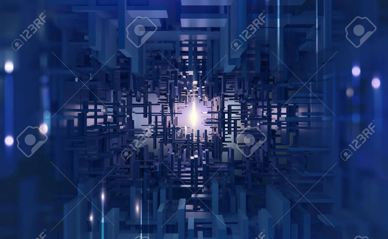 Abstract purple, neon background. Digital technology. Concept of high tech internet network. 3D illustration of processor of future in orbital cyber tunnels - 150368486 Abstract purple, neon background. Digital technology. Concept of high tech internet network. 3D illustration of processor of future in orbital cyber tunnels - 150368486