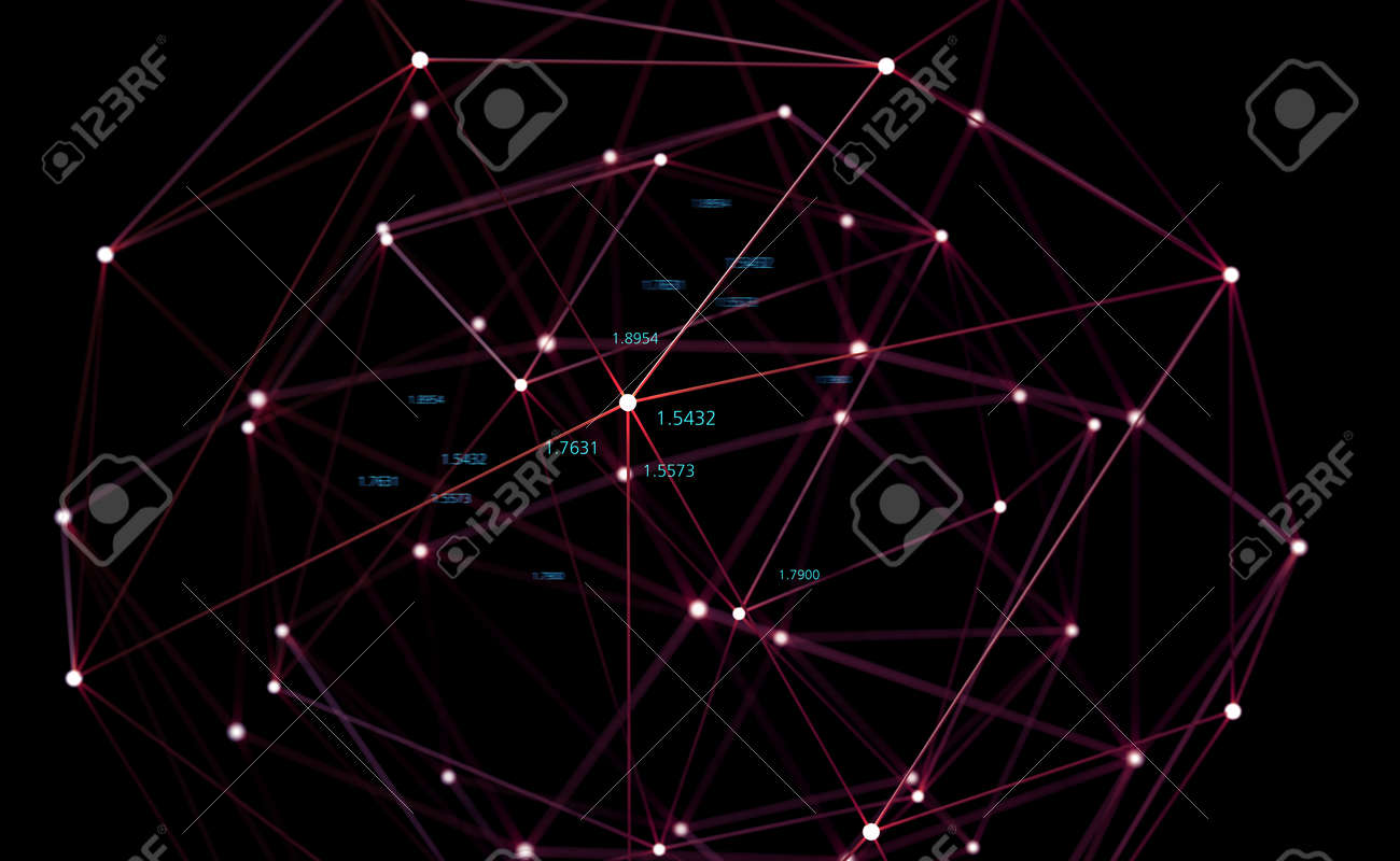 Big data. Associated blocks of information in the global network. 3D illustration of a polygonal mesh in stellar cyberspace - 151190578 Big data. Associated blocks of information in the global network. 3D illustration of a polygonal mesh in stellar cyberspace - 151190578