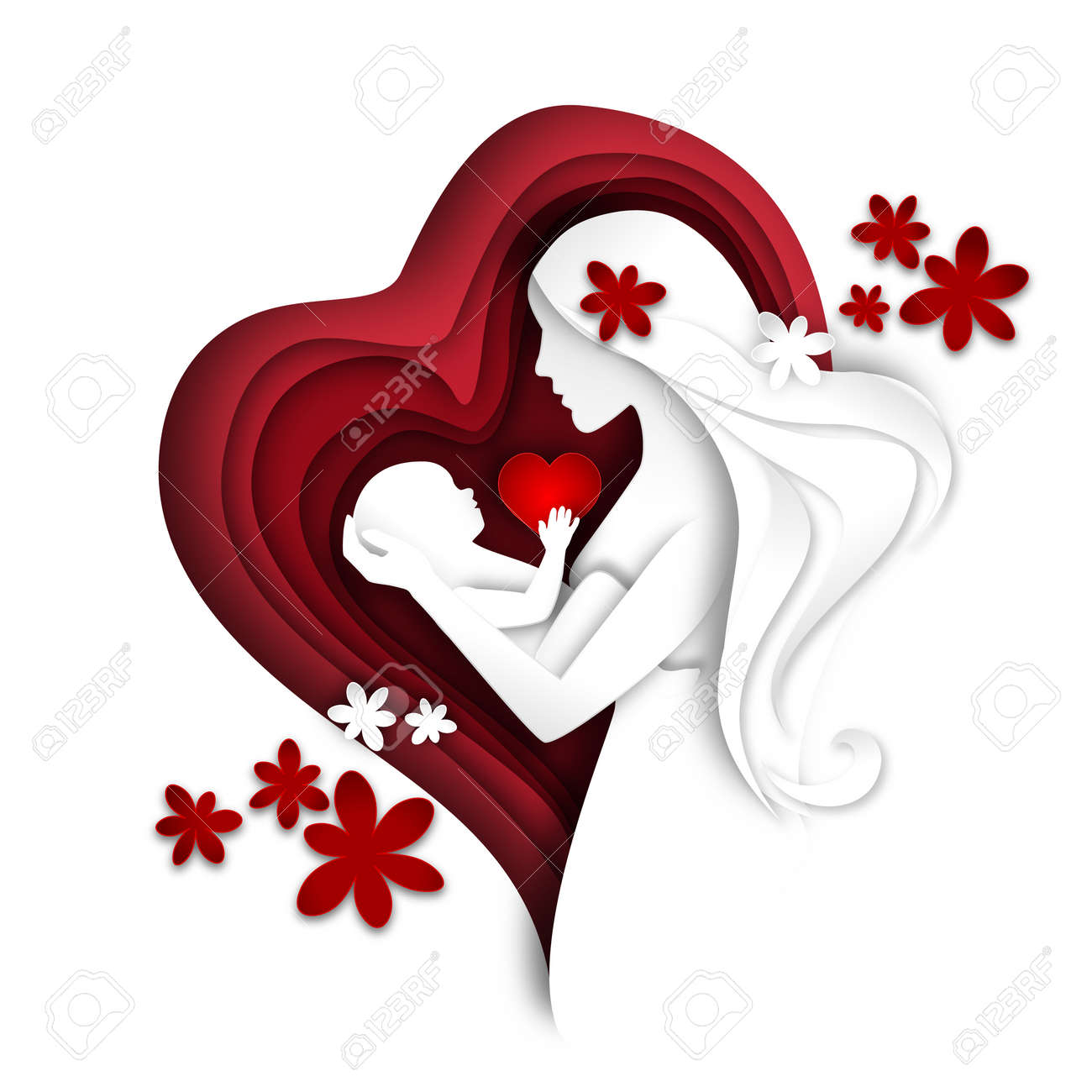 infant mothers day art