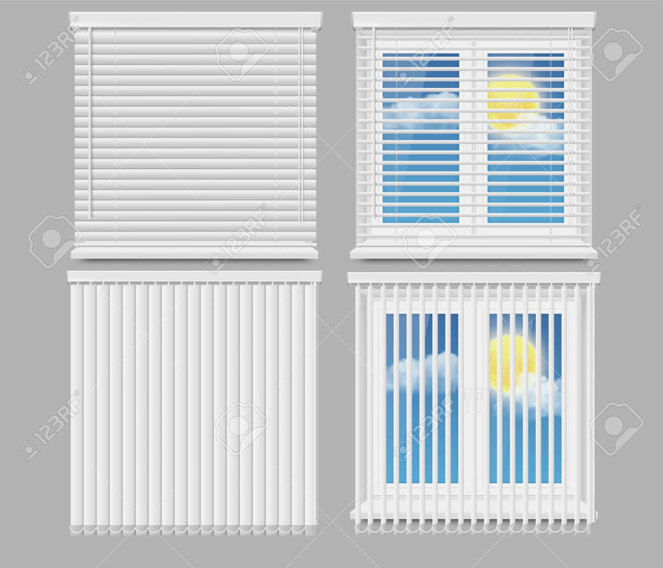 blind window curtains