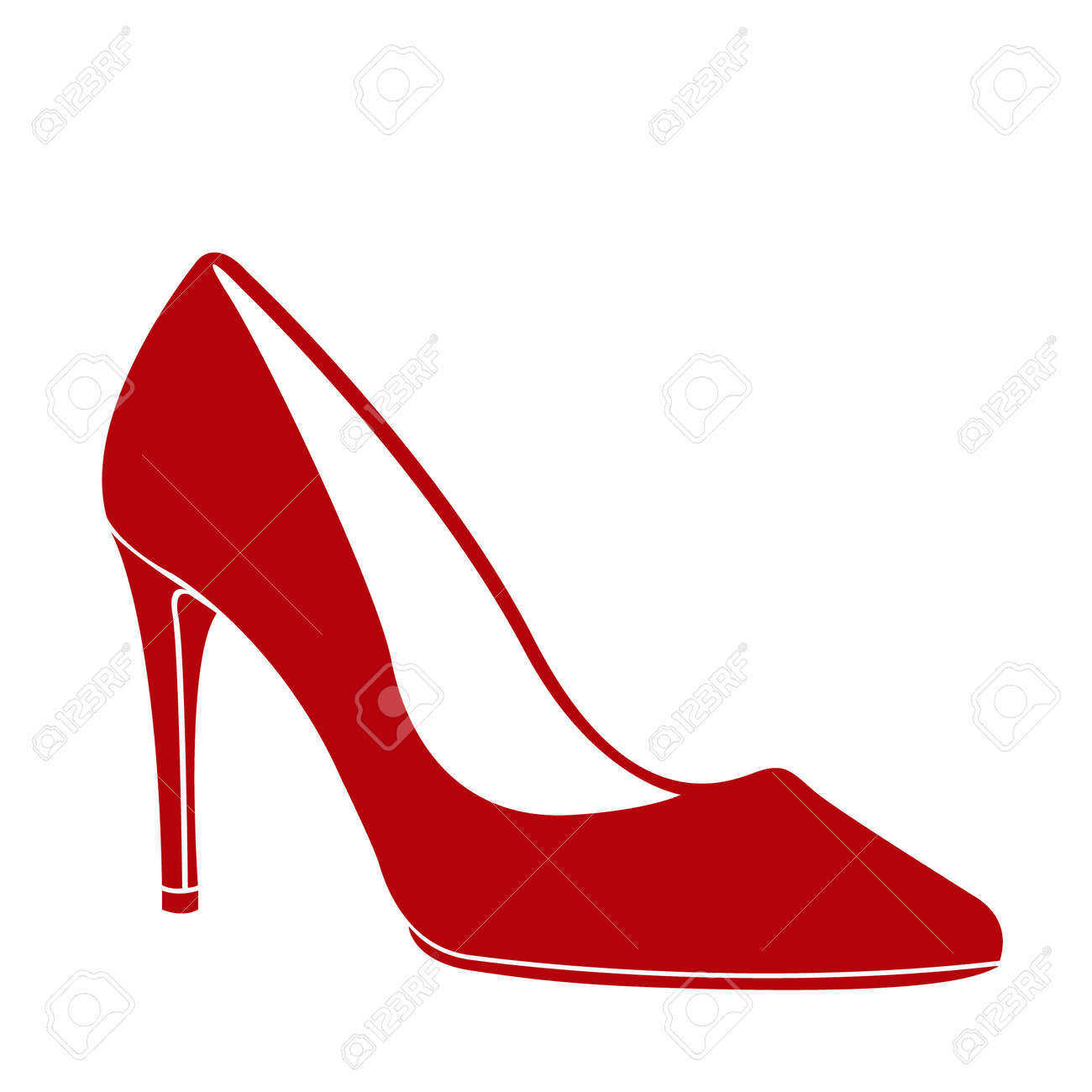 women high heel shoe