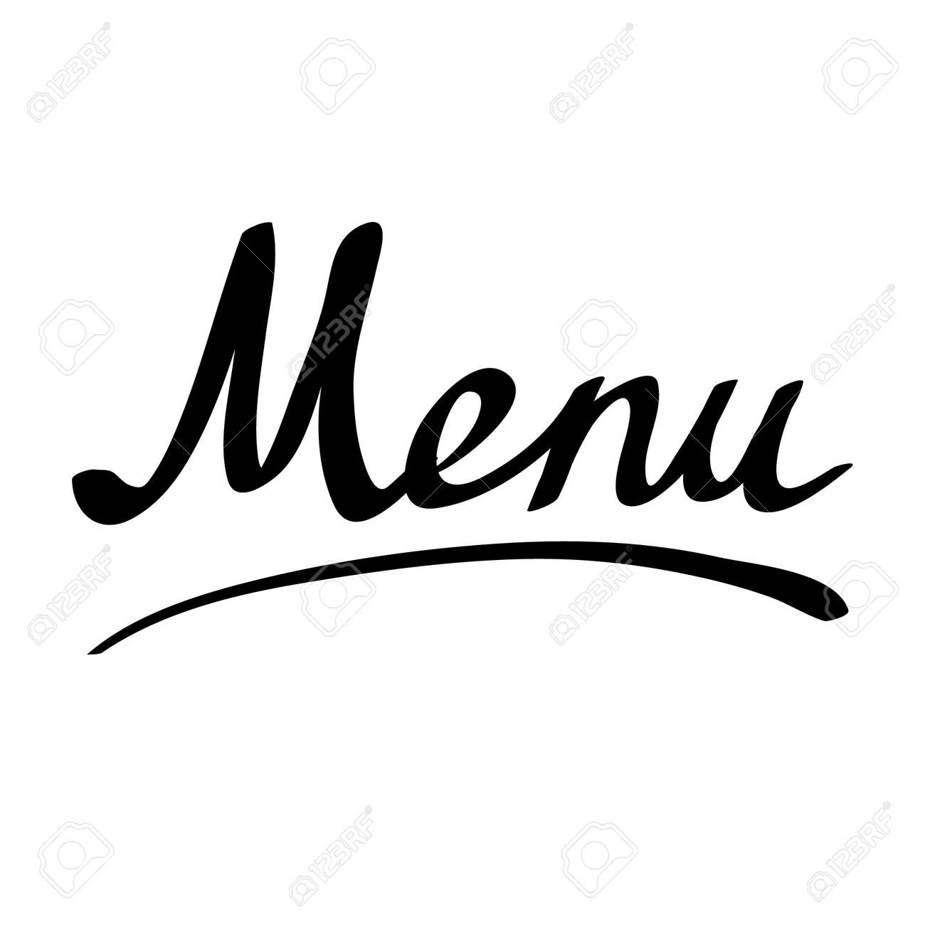 menu word