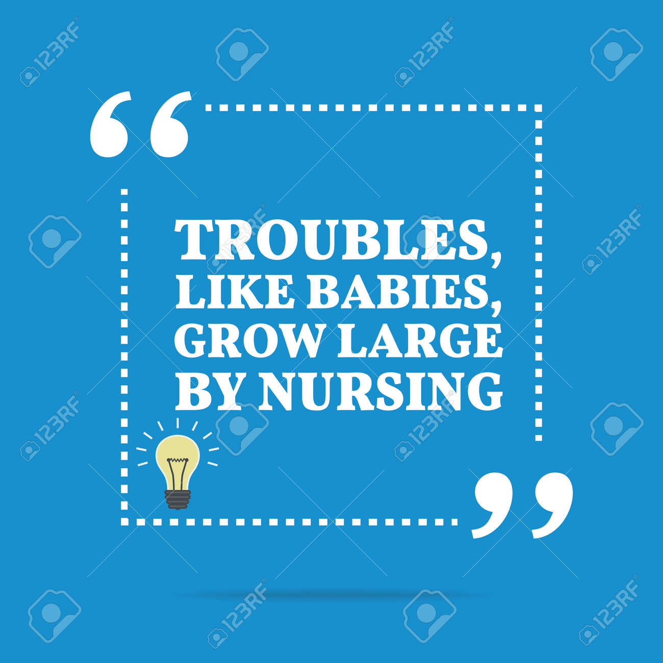 Citation De Motivation Inspiree Troubles Comme Des Bebes Grossissent En Soins Infirmiers Conception A La Mode Simple Clip Art Libres De Droits Vecteurs Et Illustration Image