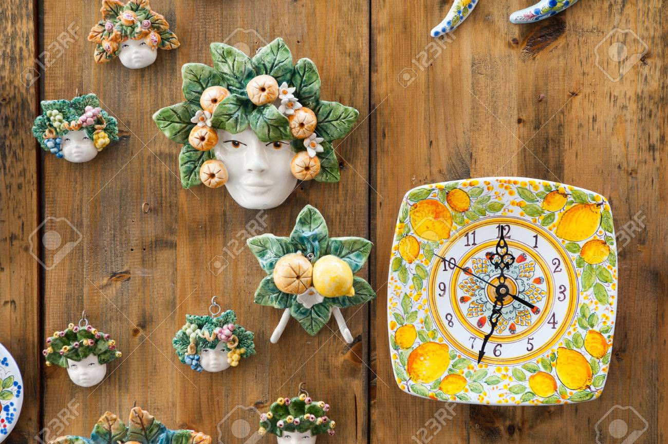 イタリア陶器　シシリア島タオルミナにて購入 Amazon.co.jp: イタリア シチリア島 タオルミーナ 古代ギリシャ