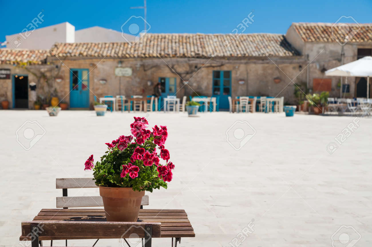 View Of The Main Square In Marzamemi A Picturesque Sicilian Stock Photo Picture And Royalty Free Image Image 39321879