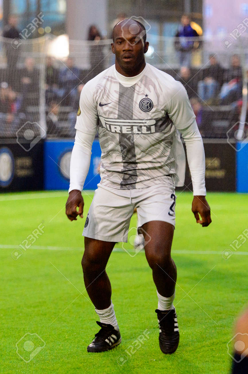 Milan - Nov 6, 2018: David Suazo. Friendly Match Inter Forever - Barca  Legends Stock Photo, Picture and Royalty Free Image. Image 143809481., image size:865x1300