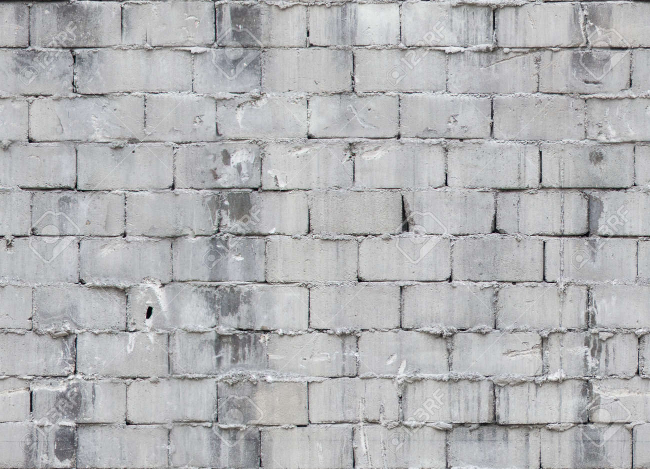 seamless gray concrete brick wall ロイヤリティーフリーフォト