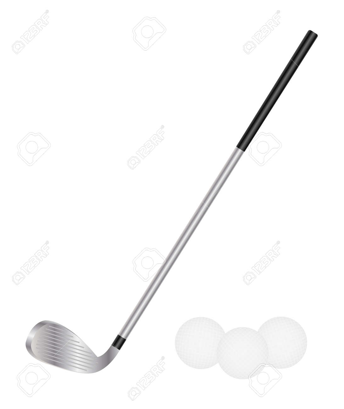 ゴルフクラブ ゴルフボールのイラスト素材 ベクタ Image