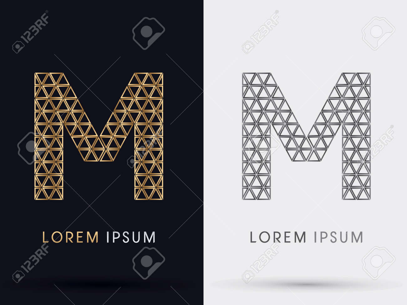 M 字三角フォント シンボル アイコン グラフィック ベクトル のイラスト素材 ベクタ Image