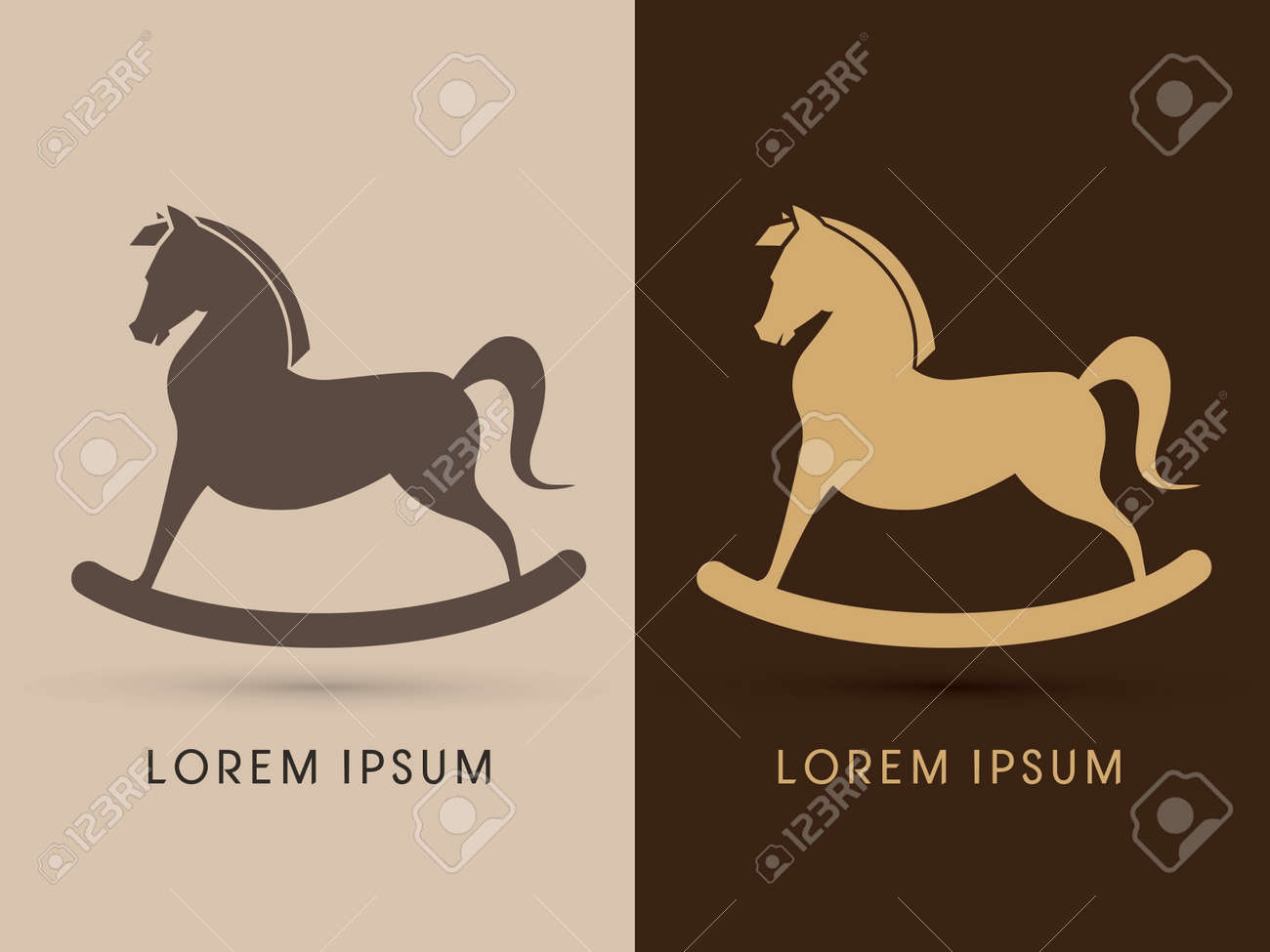 cheval à bascule jouet