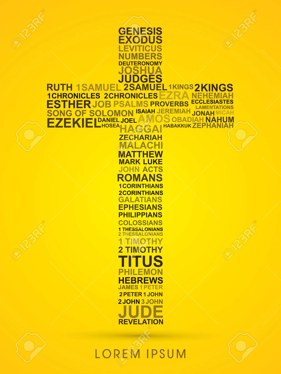 cross designed using bible words genesis to revelation graphic vector stock vector 50953503
