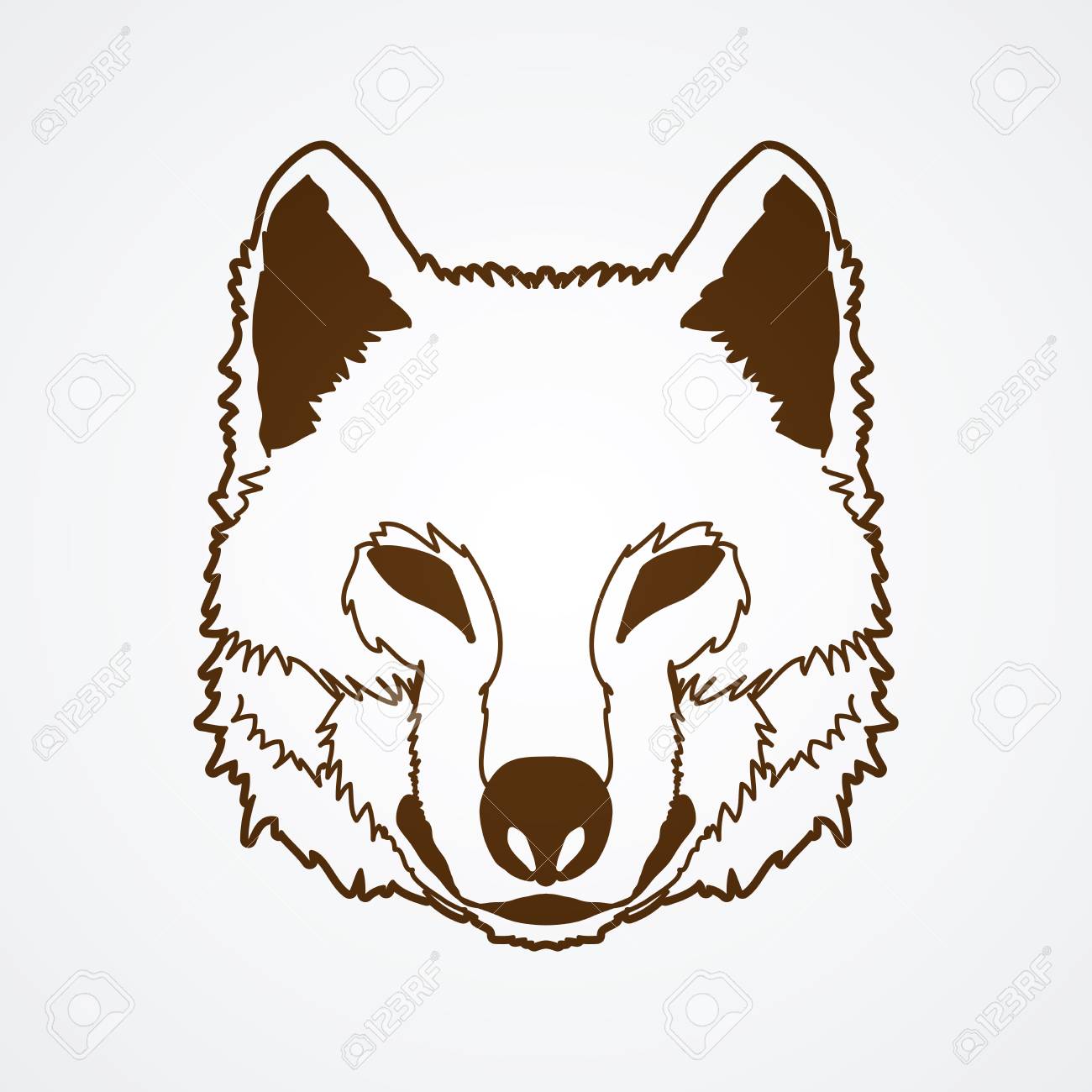Wolf Face Front View Outline Graphic Vector Royalty Free Cliparts Vectors And Stock Illustration Image Wolf Face Front View Outline Graphic Vector Royalty Free Cliparts Vectors And Stock Illustration Image