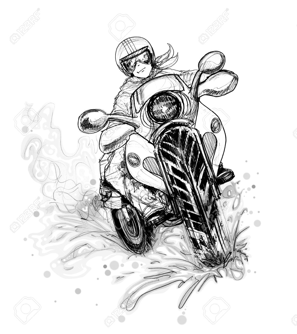 大きなバイクに乗って道路曲線漫画鉛筆スケッチ無料手黒と白の色と 背景が分離されました の写真素材 画像素材 Image 大きなバイクに乗って道路曲線漫画鉛筆スケッチ無料手黒と白の色と 背景が分離されました の写真素材 画像素材 Image