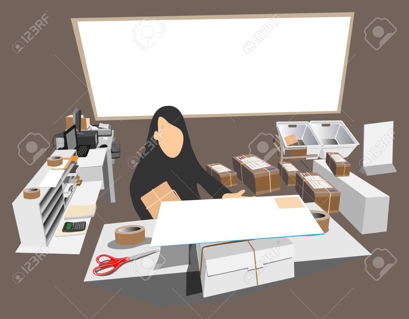 printer at post office