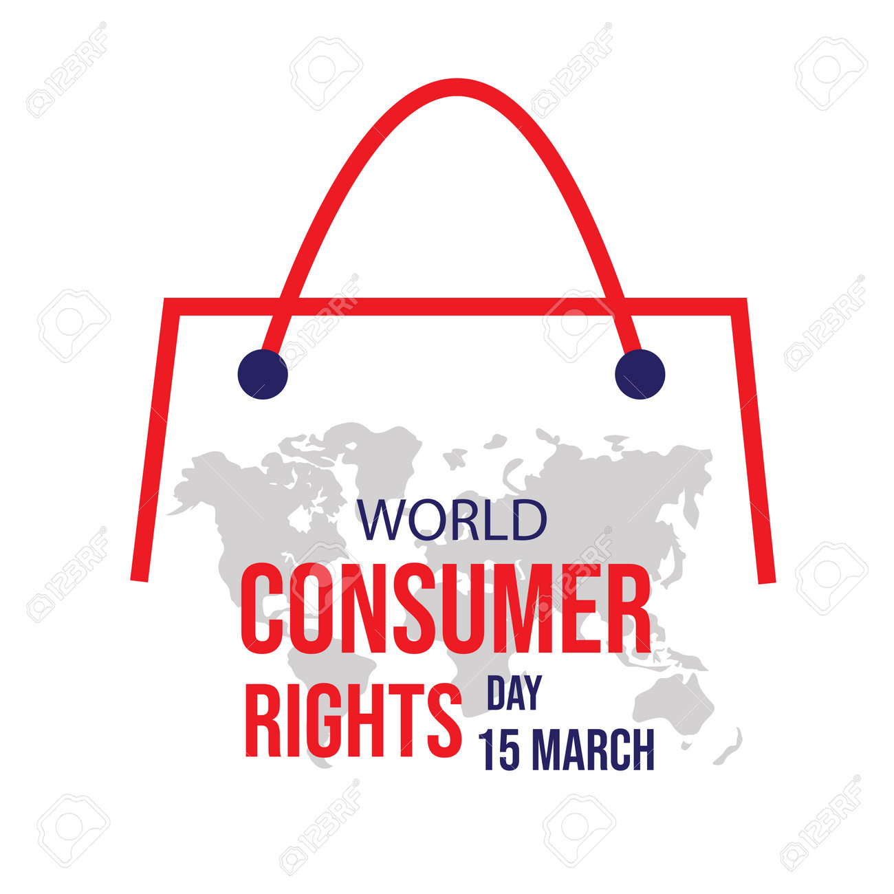 World Consumer Rights Day 15 March. Logo Design. Royalty Free SVG,  Cliparts, Vectors, And Stock Illustration. Image 183656533.