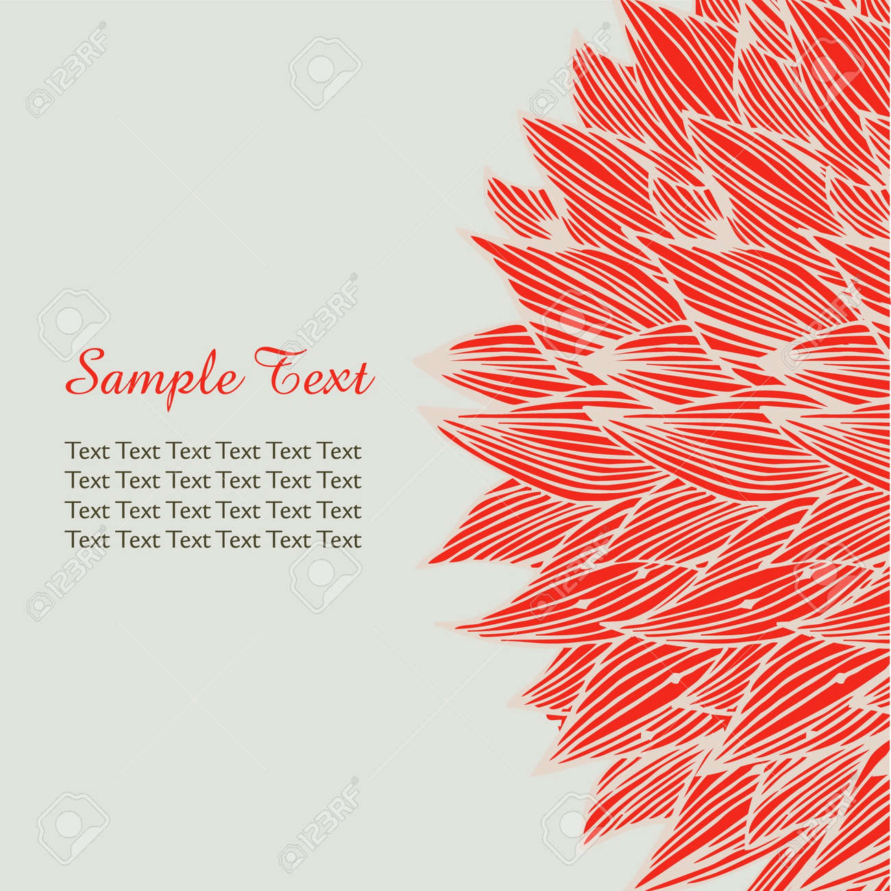 Cute Floral Banner Design Element For Cards Labels Sewing - Arts & crafts label