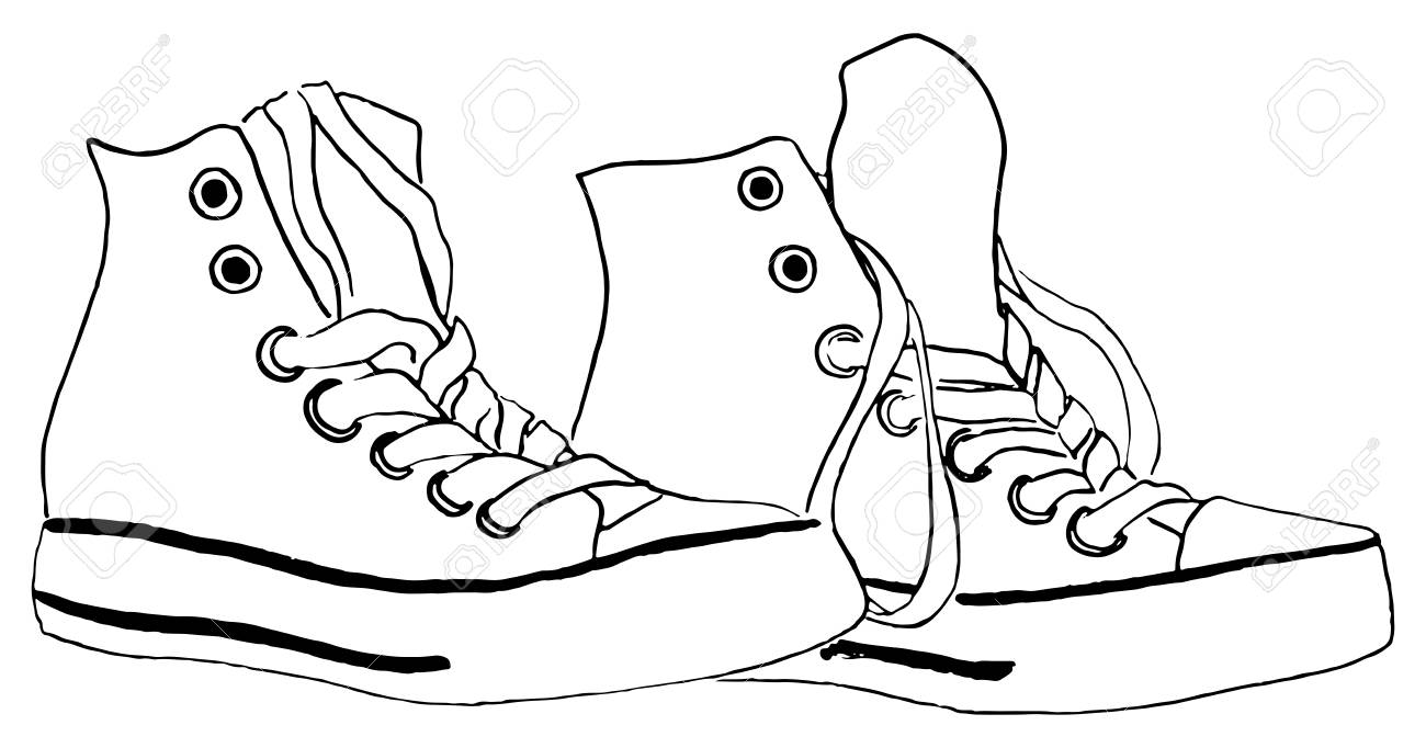 paire de chaussure noir