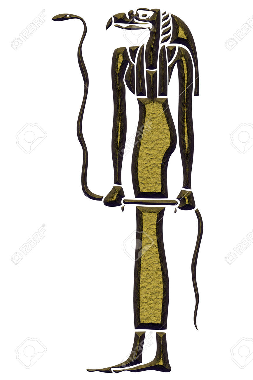 古代エジプトのアモン神の巫女 の写真素材 画像素材 Image