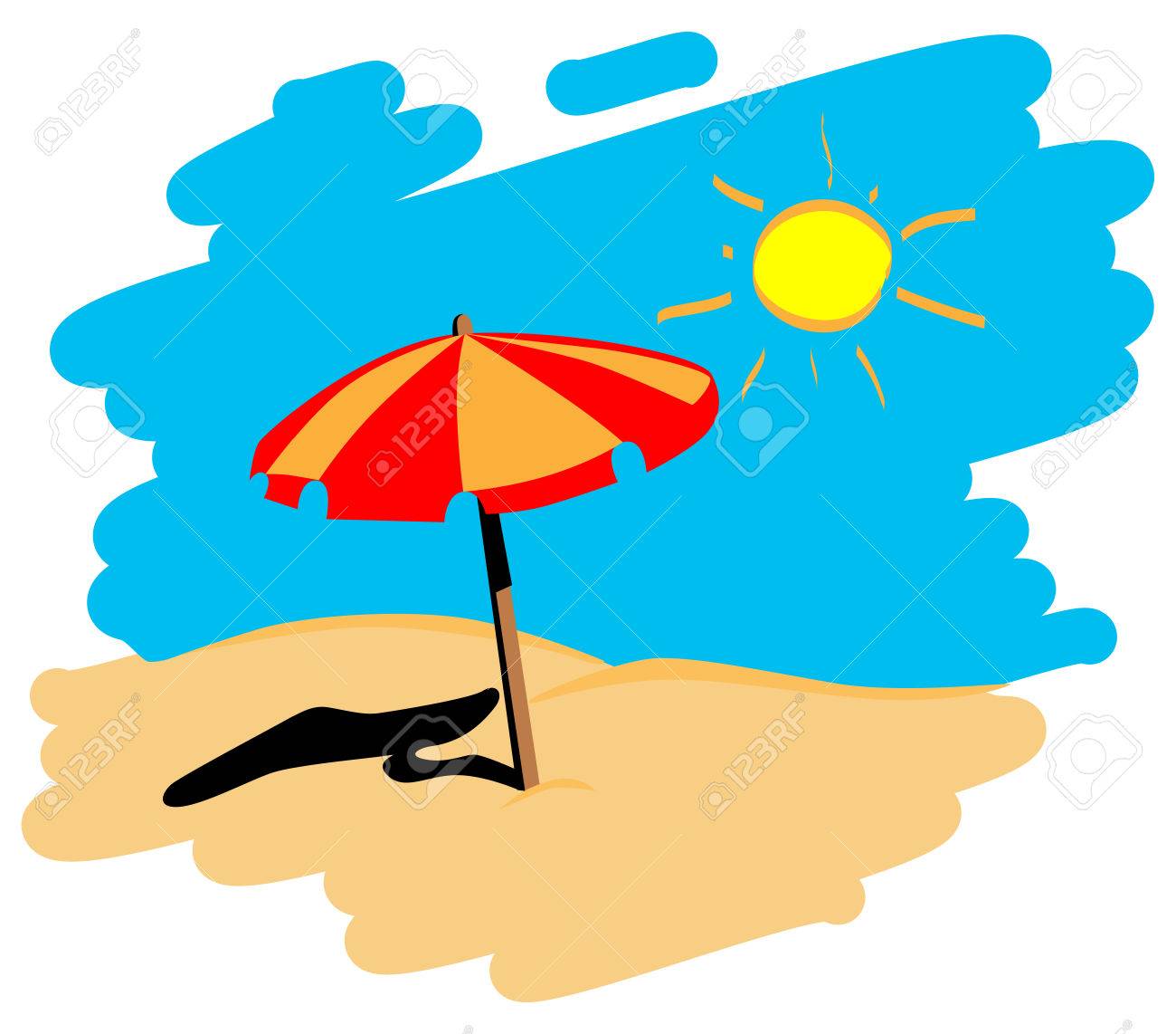 Sonnenschirm Strand Clipart sdatec.com