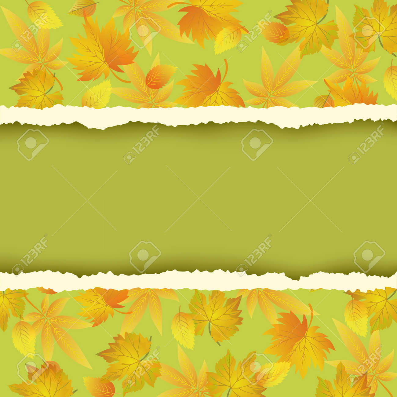 Beautiful Green Autumn Background With Colorful Leaves Pattern Wallpaper Yellow Orange Red Beautiful Green Autumn Background With Colorful Leaves Pattern Wallpaper Yellow Orange Red