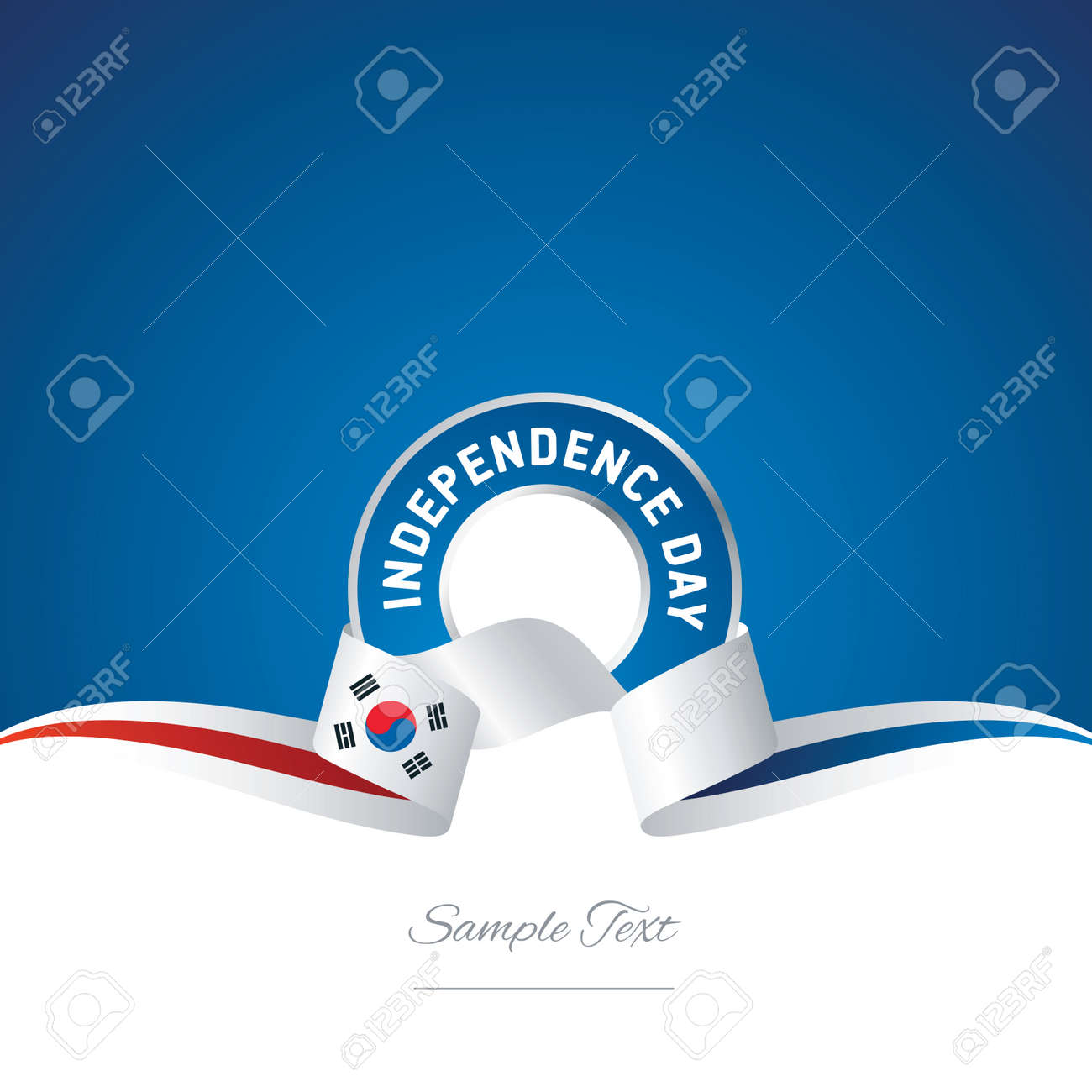 韓国独立記念日リボン ロゴ アイコンのイラスト素材 ベクタ Image 韓国独立記念日リボン ロゴ アイコンのイラスト素材 ベクタ Image