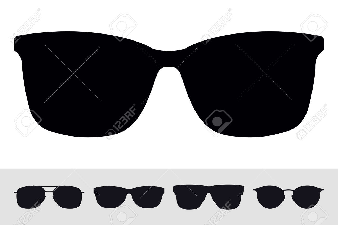 Sunglasses Sign Icon Symbol. Vector Isolated Silhouette on White Background. Vector Set. Graphic Design Element - 108212816 Sunglasses Sign Icon Symbol. Vector Isolated Silhouette on White Background. Vector Set. Graphic Design Element - 108212816