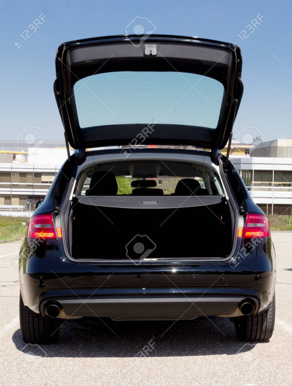 Car with trunk open Car with trunk open