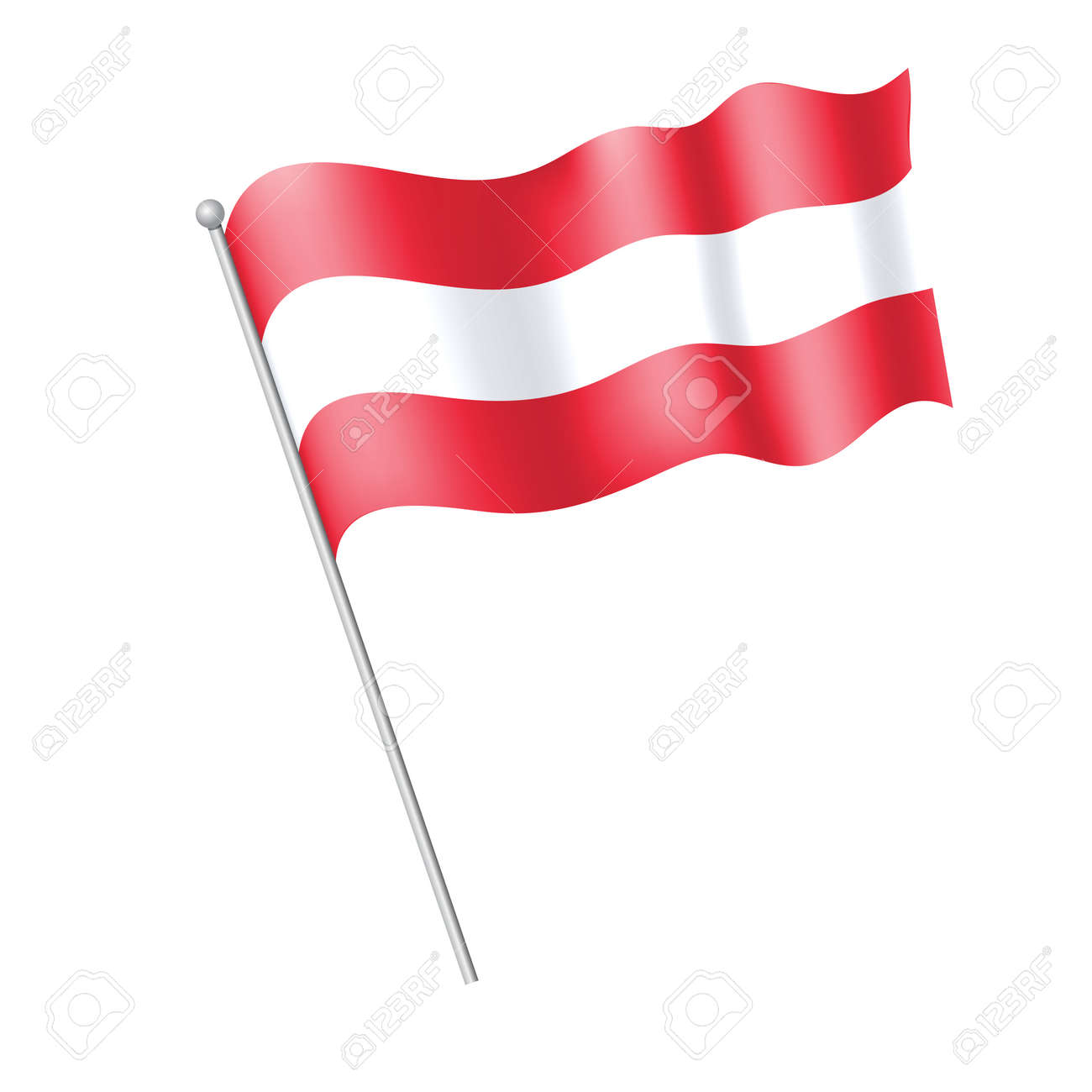waving flag austria royalty free cliparts vectors and stock