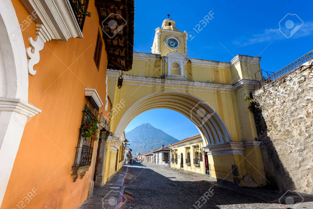 Arco de Santa Catalina - Antigua, old historic city in Guatemala - 83525222 Arco de Santa Catalina - Antigua, old historic city in Guatemala - 83525222