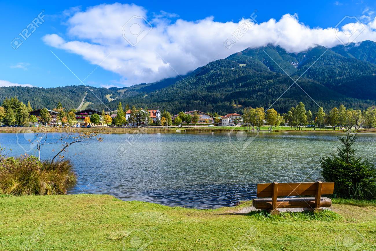 Lake Wildsee at Seefeld in Tirol, Austria - Europe - 83930107 Lake Wildsee at Seefeld in Tirol, Austria - Europe - 83930107