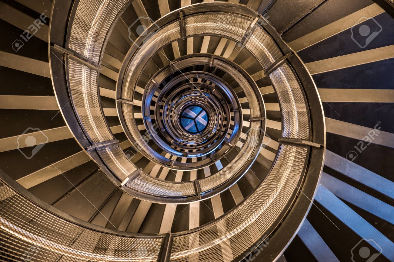 Spiral staircase in tower - interior architecture of building - 84078900 Spiral staircase in tower - interior architecture of building - 84078900